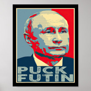 Puck Futin Hoop Ik Sta Met Oekraïne Poster