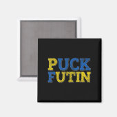PUCK FUTIN I stand with Ukraine Magneet (Voorkant / Achterkant)