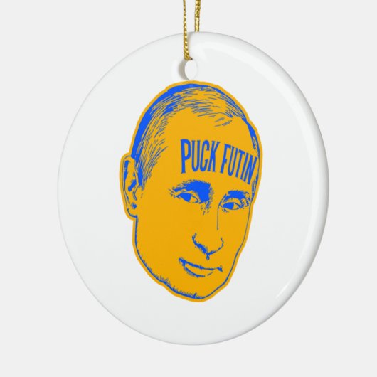 PUCK FUTIN!  KERAMISCH ORNAMENT (Links)