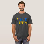 Puck Futin Letter Reverse Ukraine T-Shirt (Voorkant volledig)