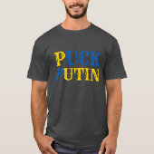 Puck Futin Letter Reverse Ukraine T-Shirt (Voorkant)