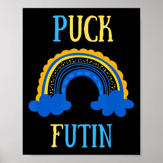 Puck Futin Meme Grappig Ontwerp Oekraine Rusland  Poster (Voorkant)