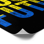 Puck Futin Meme I stand-by Oekraïne Lov Poster (Hoek)