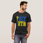 Puck Futin Meme I stand with Ukraine Support T-shirt (Voorkant volledig)