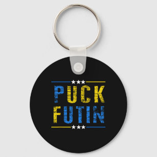 Puck Futin Meme Ik sta met Oekraïne Oekraïense Lie Sleutelhanger