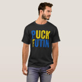 Puck Futin Pro Peace Ukraine Support T-shirt (Voorkant volledig)
