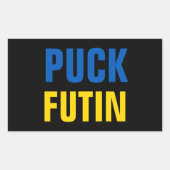 Puck Futin Rechthoekige Sticker (Voorkant)