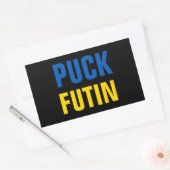Puck Futin Rechthoekige Sticker (Envelop)