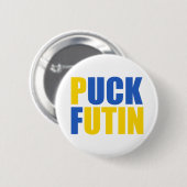 "PUCK FUTIN" RONDE BUTTON 5,7 CM (Voorkant /achterkant)