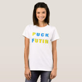 Puck Futin T-shirt Ukraine ondersteunt de Oekraïen (Voorkant volledig)