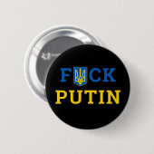Puck Futin Ukraine steunt Oekraïense Button (Voorkant /achterkant)