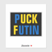 Puck Futin Ukraine steunt Oekraïne Sticker (Vel)