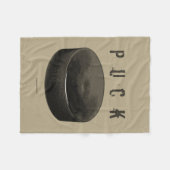 PUCK (Hockey) Fleece Deken (Voorkant (Horizontaal))