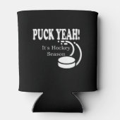 Puck Ja, het is Hockey Sason Blikjeskoeler (Achterkant)