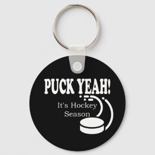 Puck Ja, het is Hockey Sason Sleutelhanger