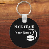 Puck Ja Hockey Sleutelhanger (Voorkant)