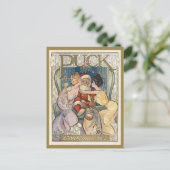 Puck Kerstmis 1902 Briefkaart (Staand voorkant)