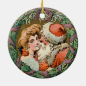 Puck Kerstmis 1905 Keramisch Ornament (Achterkant)