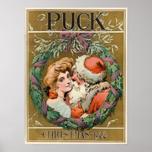 Puck Kerstmis 1905 Poster (Voorkant)