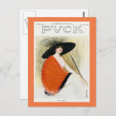 Puck Magazine Hoesje 1912 Briefkaart (Voorkant / Achterkant)