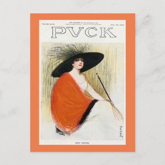 Puck Magazine Hoesje 1912 Briefkaart (Voorkant)