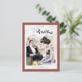 Puck Magazine Hoesje april 1902 Briefkaart (Staand voorkant)