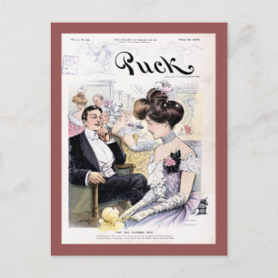 Puck Magazine Hoesje april 1902 Briefkaart