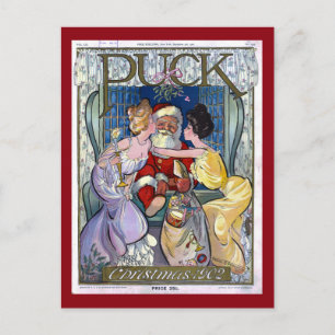 Puck Magazine Hoesje Kerst 1902 Feestdagenkaart
