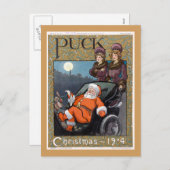 Puck Magazine Hoesje Kerstmis 1904 Feestdagenkaart (Voorkant / Achterkant)