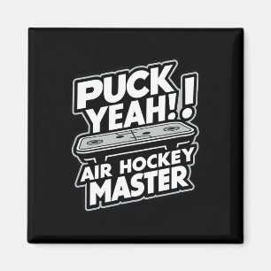 Puck Master Grappig Air-hockey Design Magneet
