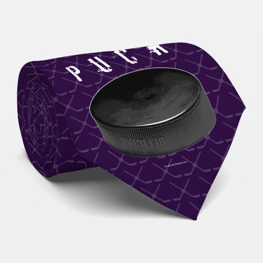 PUCK (ockey) Stropdas (Opgerold)