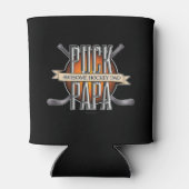 Puck Papa (Hockey Dad) Blikjeskoeler (Achterkant)