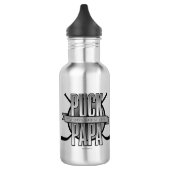 Puck Papa (Hockey Dad) Waterfles (Links)