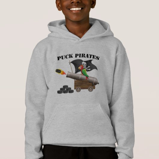 puck pirates kinder hoodie (Voorkant)