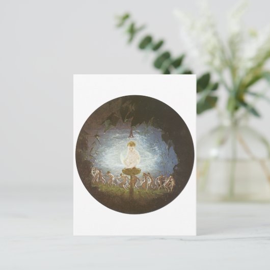 Puck Print van Richard Dadd Briefkaart (Staand voorkant)