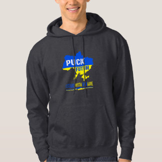 PUCK PUTIN UKRANIAN SUPPORT HOODIE