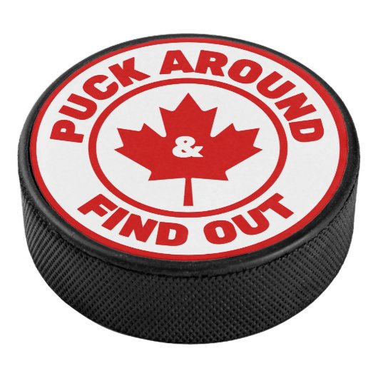Puck rond en ontdek Canadian Maple Leaf (3/4)