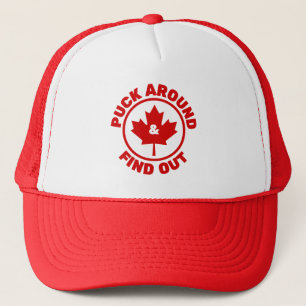 Puck rond en ontdek Canadian Maple Leaf Trucker Pet
