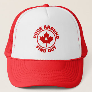 Puck rond en ontdek Canadian Maple Leaf Trucker Pet