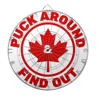 Puck Rondneuzen & Uitvinden Canadese Esdoornblad Dartbord