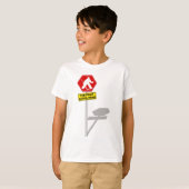 Puck Stops here, Kinder Hockey Goalie T-Shirt (Voorkant volledig)