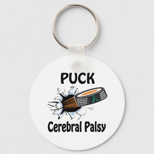 Puck the Causes Cerebral Palsy Sleutelhanger (Voorkant)