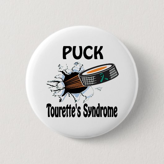 Puck The Causes Tourette's Syndrome Button (Voorkant)