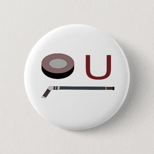 "Puck" U Ronde Button 5,7 Cm (Voorkant)