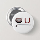 "Puck" U Ronde Button 5,7 Cm (Voorkant /achterkant)