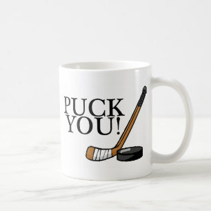 Puck You Hockey Stick en Puck Koffiemok