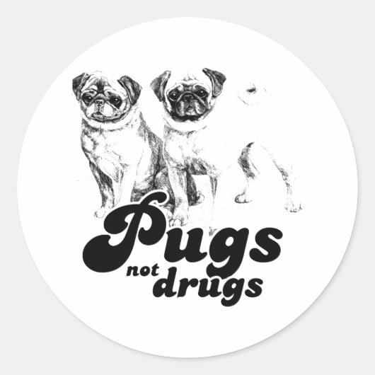 PUCKELS GEEN PILLEN 2 RONDE STICKER (Voorkant)