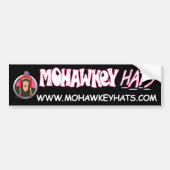 Pucker Mohawkey Monkey bumper sticker (Voorkant)