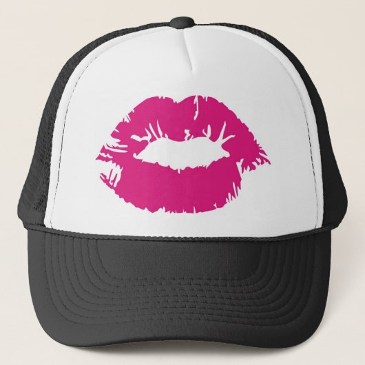Pucker Pink Lipstick Trucker Pet (Voorkant)