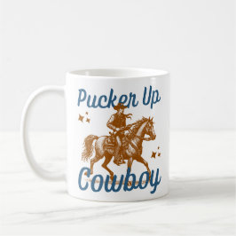 Pucker-up cowboy koffiemok